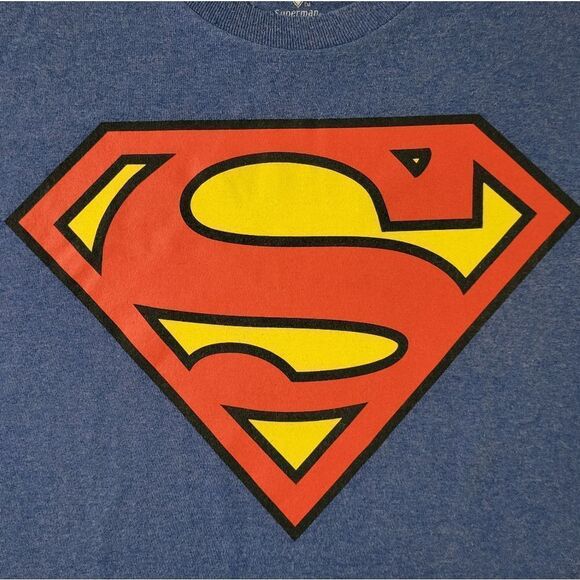 DC Comics Superman Logo Men's Crewneck Short Sleeve Tee - Picture 8 of 11